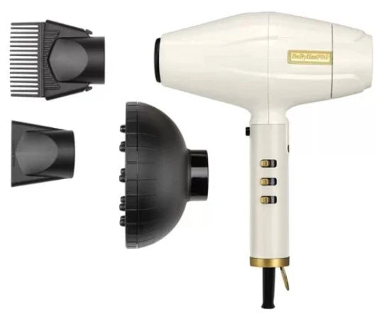 BaBylissPRO WhiteFX High-Performance Turbo Hair Dryer FXBDW1