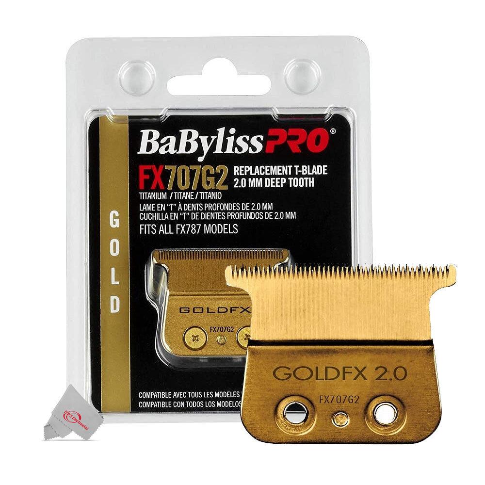 BaBylissPRO replacement T-blade gold titanium deep tooth