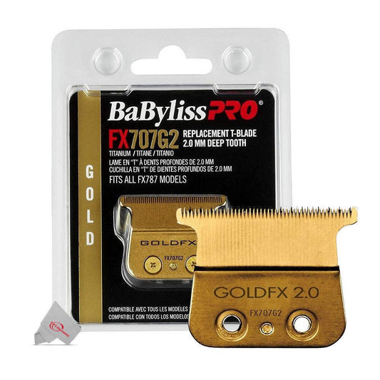 BaBylissPRO replacement T-blade gold titanium deep tooth