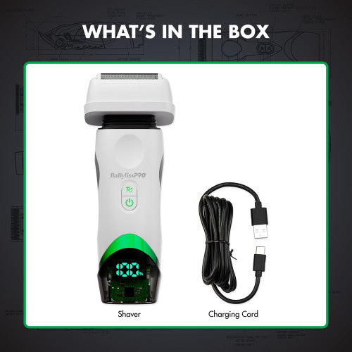 BaBylissPRO x Tomb45 FXT45FSTW Wireless Shaver White