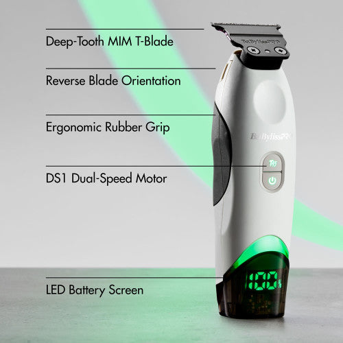 BaBylissPRO x Tomb45 FXT45TTW Wireless Trimmer White