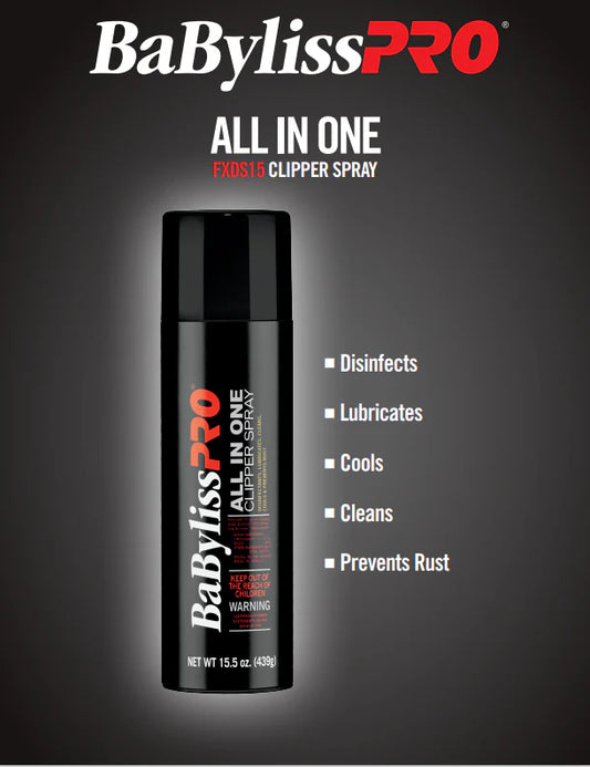 BABYLISS PRO ALL IN ONE CLIPPER SPRAY 15.5 OZ