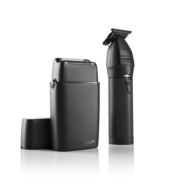 BaBylissPRO Matte Black Trimmer & Foil Shaver Combo – FXDUOFS2TMB