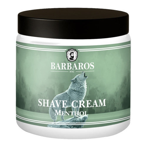 Barbaros Menthol Shave Cream 16.9oz cooling shaving cream