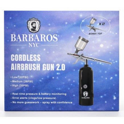Barbaros Airbrush Kit 2.0 Cordless 35 PSI Enhancement Tool