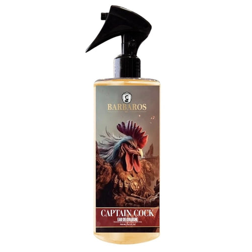Barbaros Captain Cock Cologne 500ml – Cognac & Vanilla Barber Cologne