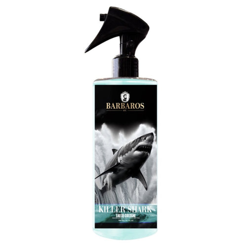 Barbaros Killer Shark Cologne 500ml – Aquatic Fresh Barber Cologne