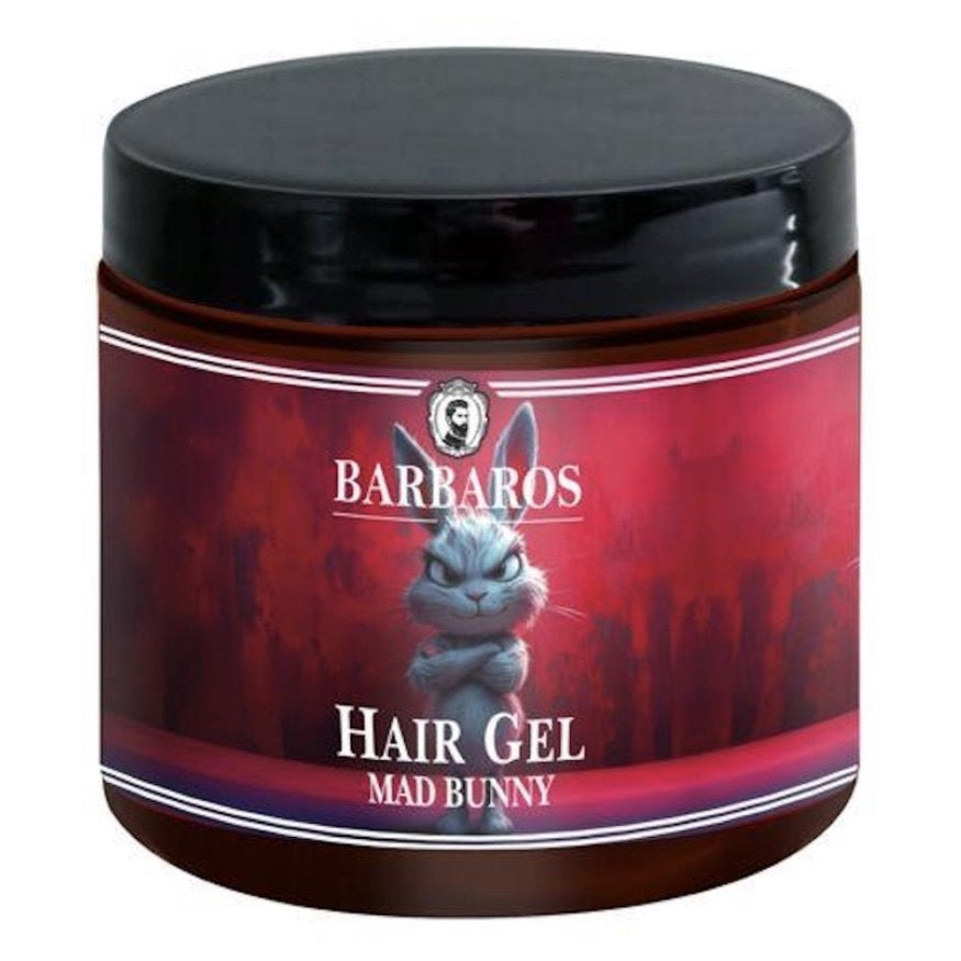 Barbaros Mad Bunny Hair Gel 25.36oz Maximum Hold High Gloss Styling Gel
