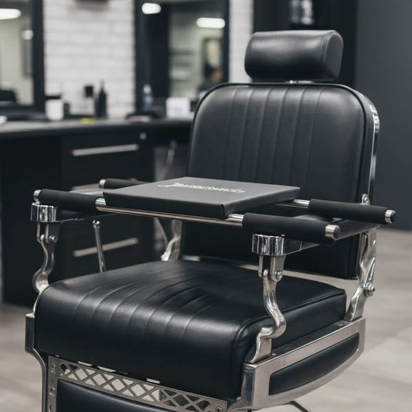 BarberMate Bar Style Child Seat Black Universal Barber Chair Booster