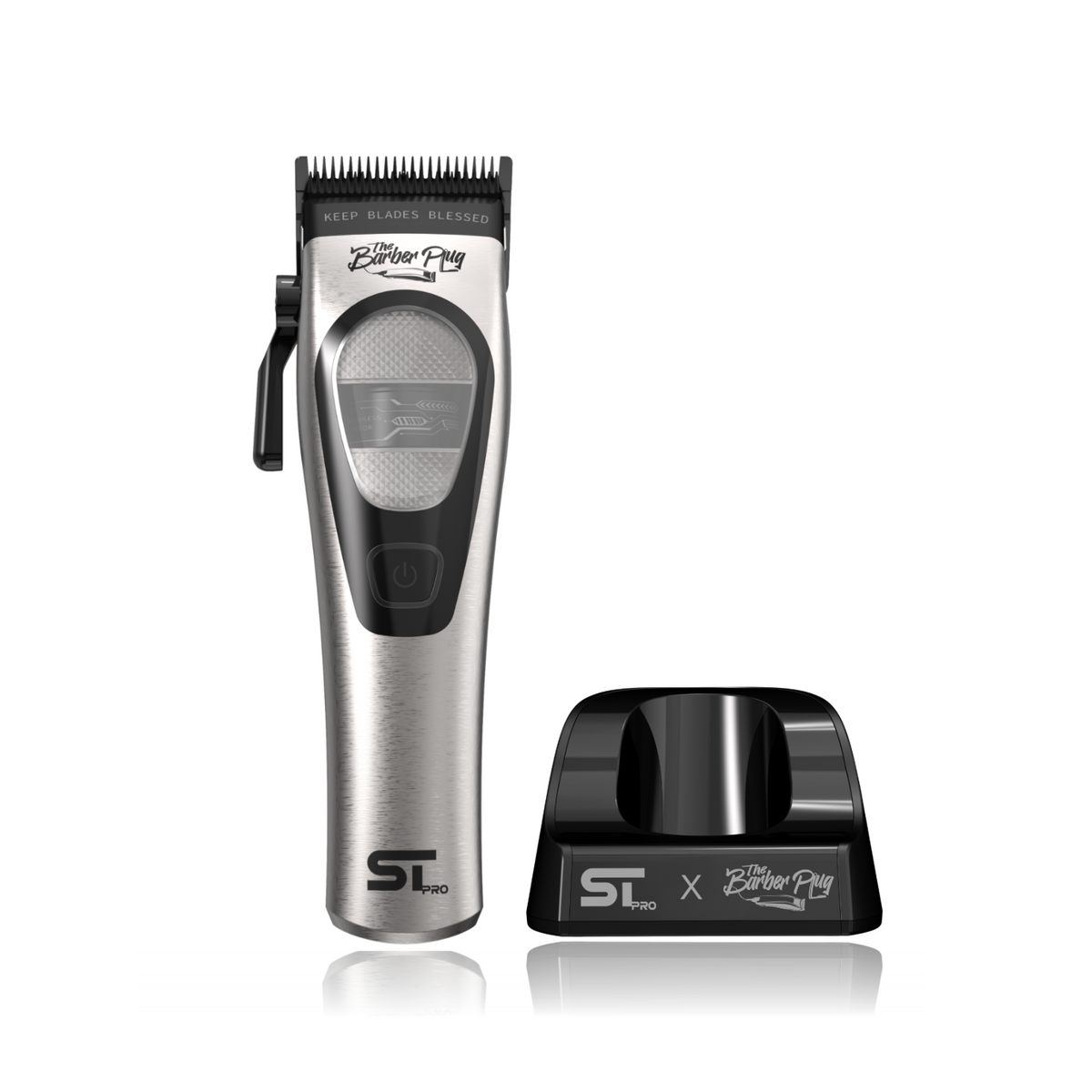 Supreme Trimmer TORQ Clipper in silver front view