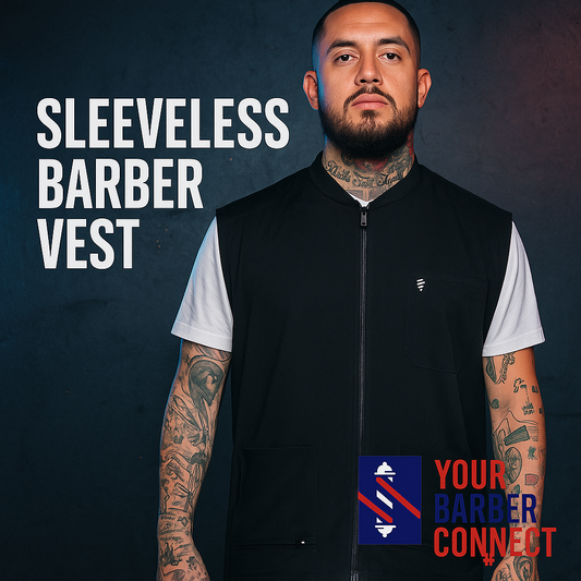 Barber Strong professional barber vest – hair repellent and breathable