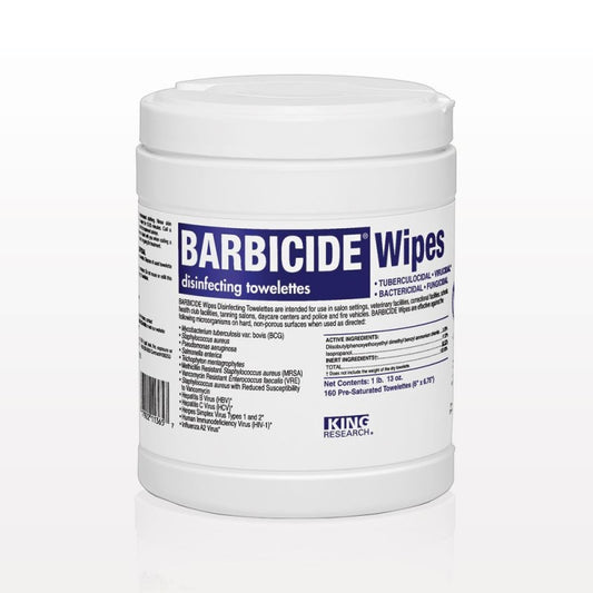 Barbicide Disinfectant Wipes 160 Count Professional Barber Surface Sanitizing Wipes
