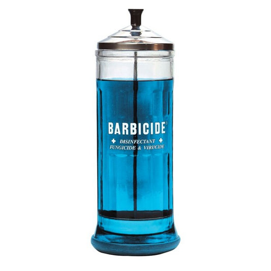Barbicide Large 38oz Disinfectant Jar #54210 Professional Barber Sanitizing Container
