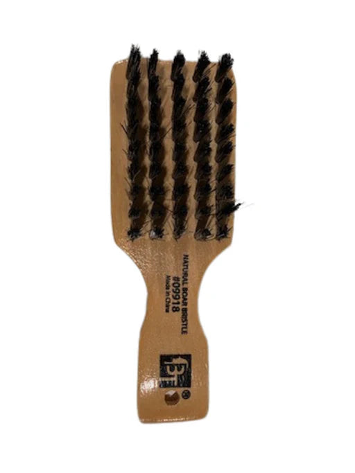 Beauty Town mini club brush hard bristles barber wave brush