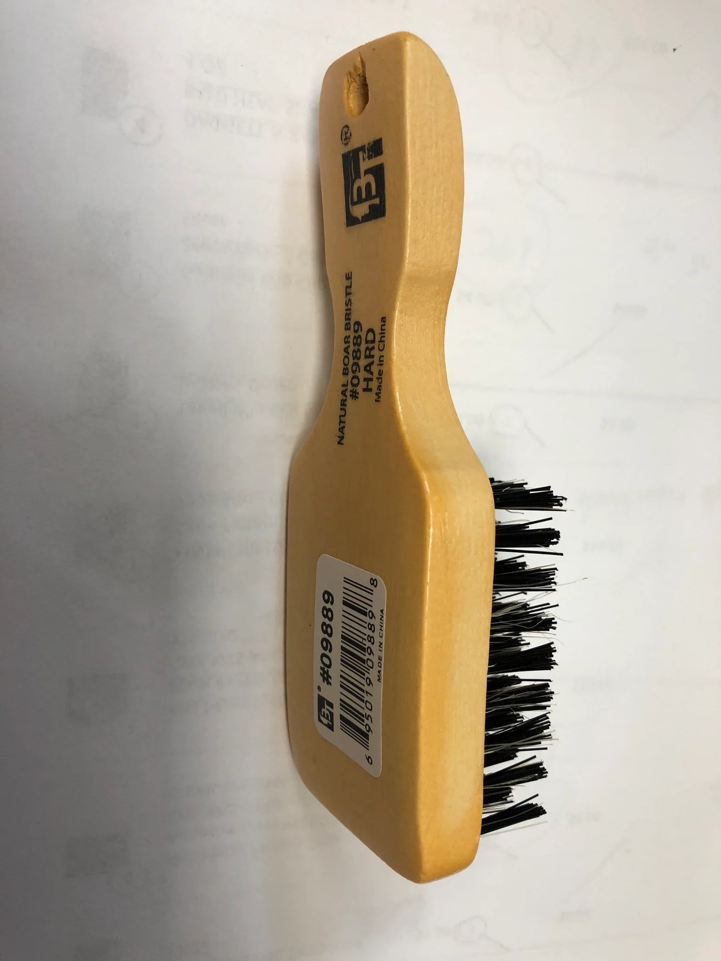 Beauty Town mini club brush hard bristles barber wave brush