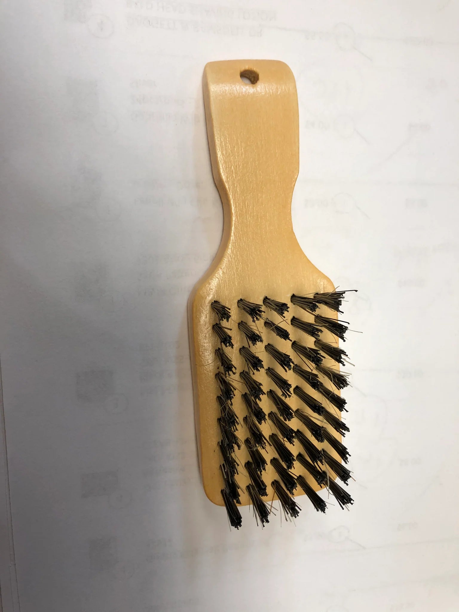 Beauty Town mini club brush hard bristles barber wave brush