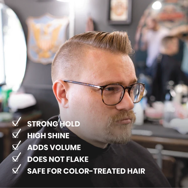Billy Jealousy Lunatic Fringe Pomade 3 oz – Strong Hold, High Shine, Water-Based
