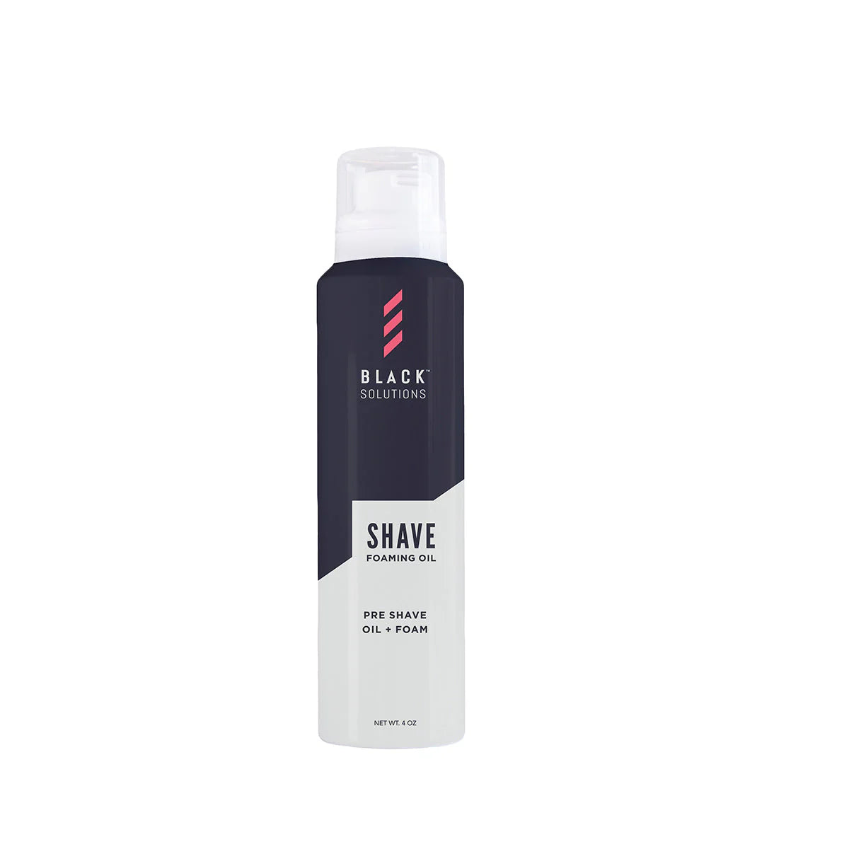 Black Solutions Shave Foaming Oil 4oz Clear Shave Formula