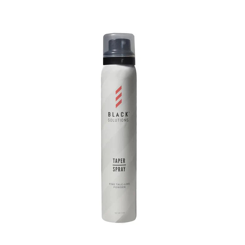 Black Solutions Taper Spray 4oz barber fade perfection finishing spray