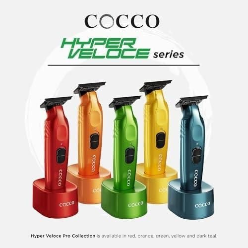 COCCO Hyper Veloce Pro Trimmer Red Limited Edition with Digital Gap DLC Blade