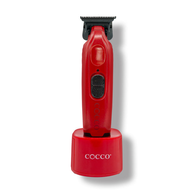 COCCO Hyper Veloce Pro Trimmer Red Limited Edition with Digital Gap DLC Blade