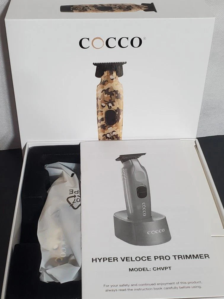 COCCO Hyper Veloce Pro Trimmer camo graphene blade barber trimmer