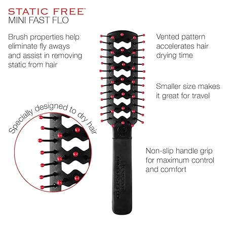 Cricket Static Free Mini Fast Flow vent brush anti-static