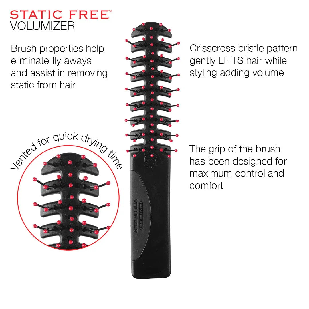 Cricket Static Free Volumizer anti-static vent hair brush