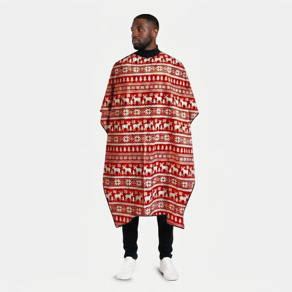 Campbell's Limited Edition Ugly Sweater Holiday Barber Cape 45 x 60