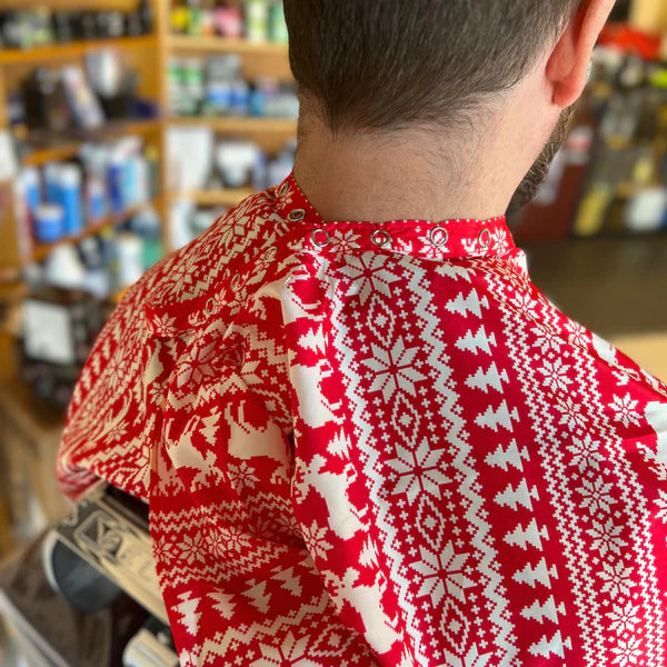 Campbell's Limited Edition Ugly Sweater Holiday Barber Cape 45 x 60