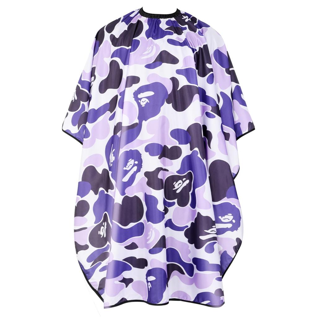 Campbell's Purple Camo Hair Styling Cape Professional Barber Cape 45x60