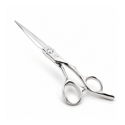 Supreme Trimmer Darkstar barber shears – complete shear kit on dark background