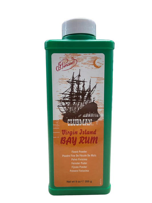Clubman Bay Rum Finest Powder 9oz Cooling Powder