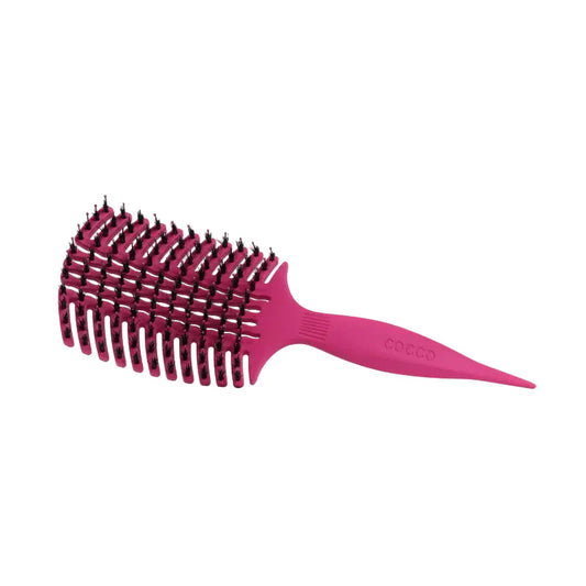 Cocco Aura Vent Boar Brush Pink Boar Bristles