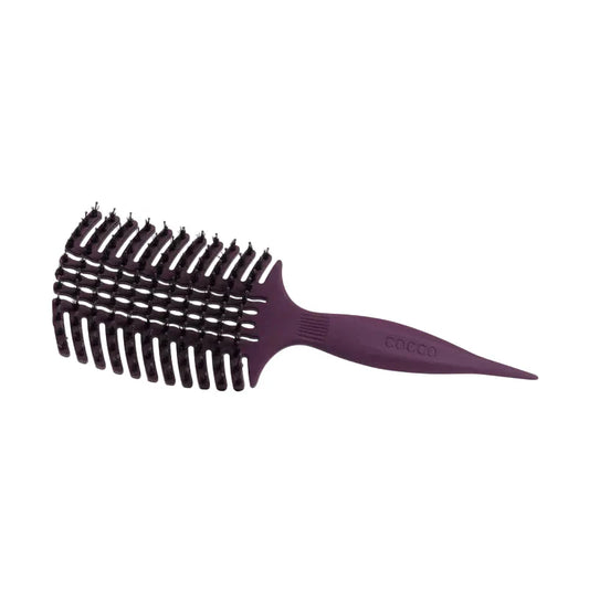 Cocco Aura Vent Boar Brush Purple Boar Bristles