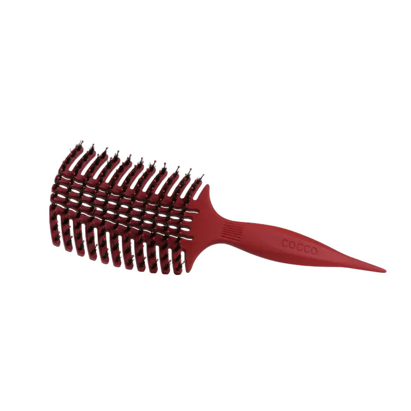 Cocco Aura Vent Boar Brush Red Boar Bristles