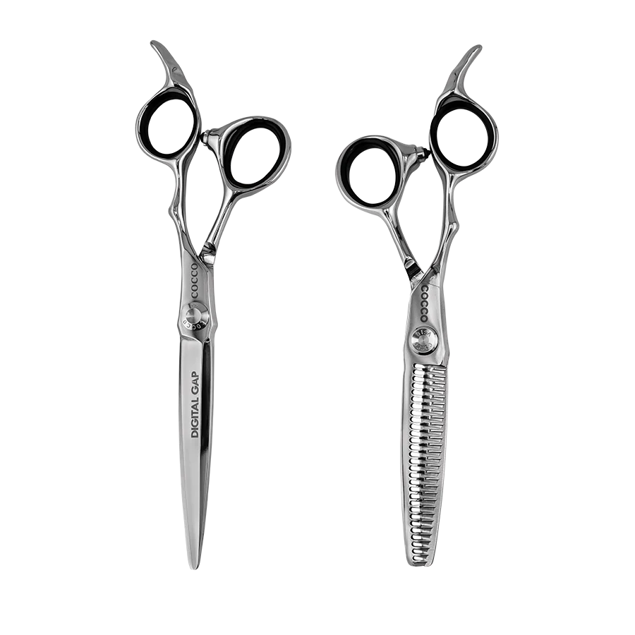 Cocco VG10 Digital Gap barber shear set professional cutting scissors