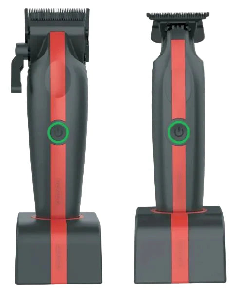 Cocco Veloce Lite Black Red Clipper and Trimmer Combo