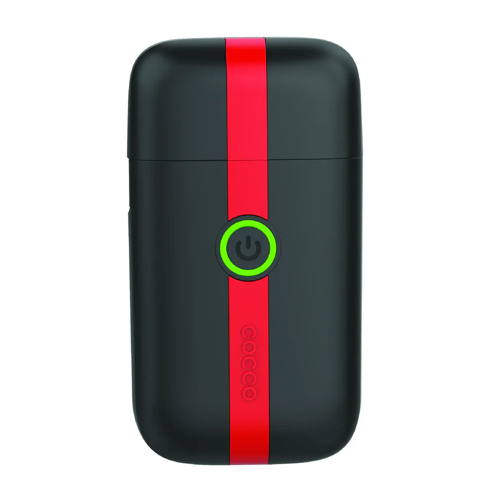 Cocco Veloce Lite Shaver Black Red Dual Foil