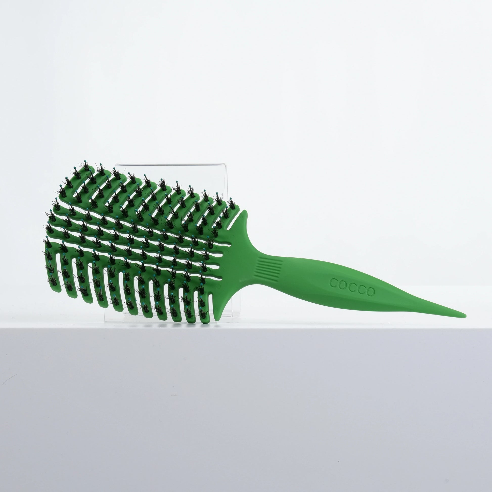 Cocco Aura Vent Boar Brush Green Boar Bristles