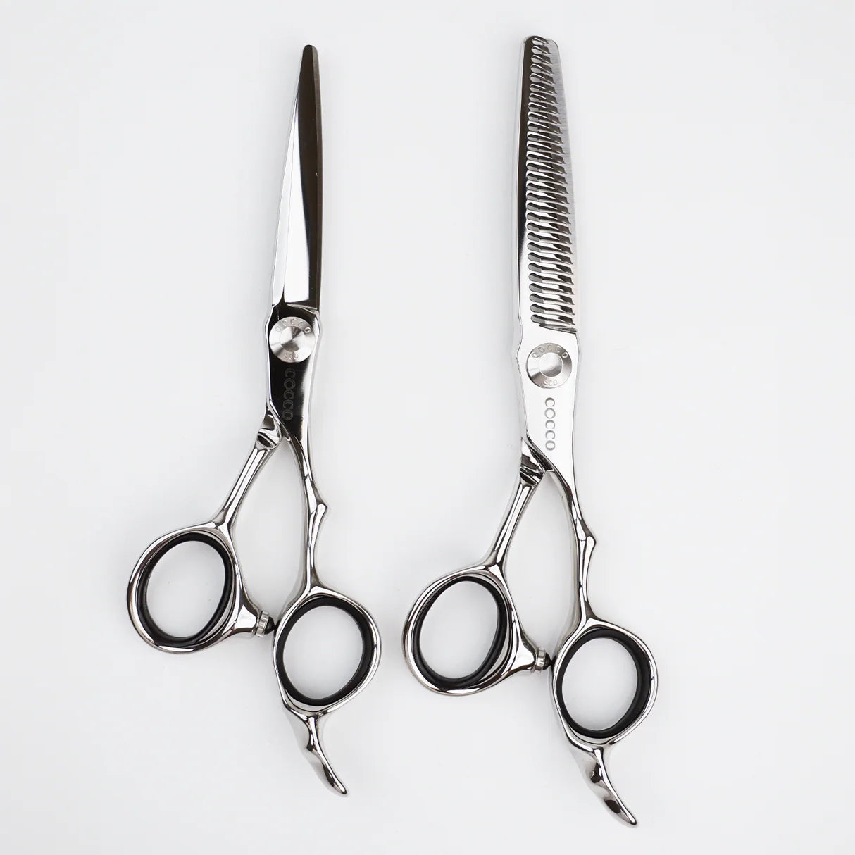 Cocco Hair Bender Pro Super Cobalt Scissor Set – Right Hand Professional Barber Shears