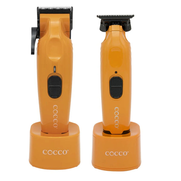 Cocco Hyper Veloce Pro Clipper & Trimmer Combo – Orange, Graphene Blades