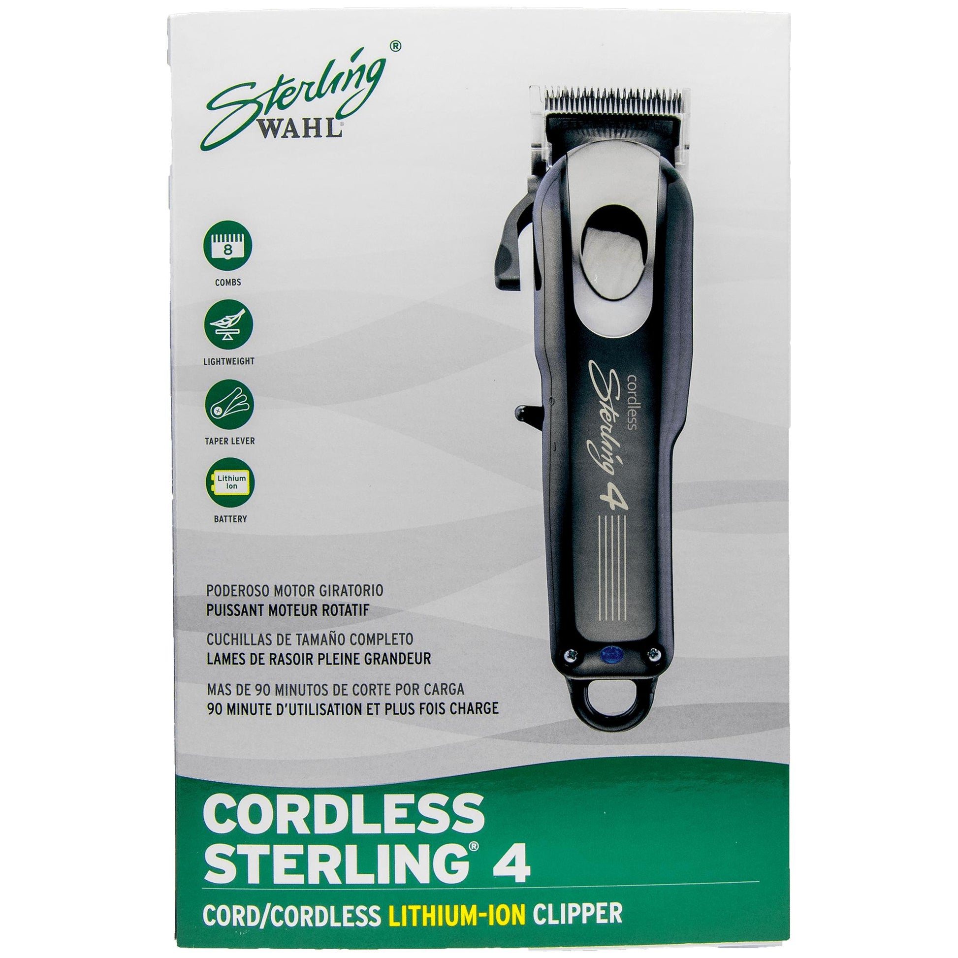 Cordless Sterling 4 Professional Clipper #8481 with Taper Lever