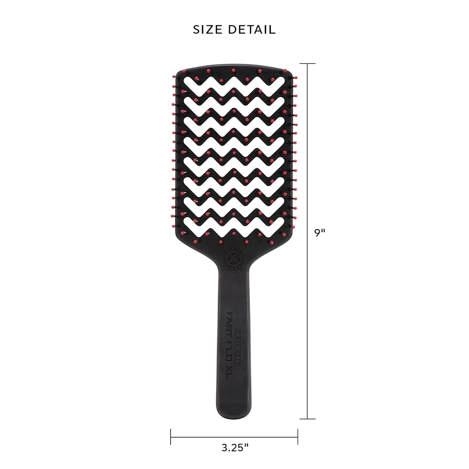 Cricket Static Free Fast Flow XL Extra Large Vent Brush