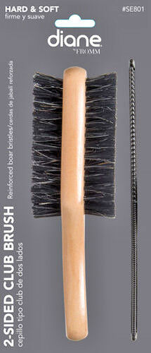 DIANE HARD & SOFT REINFORCED BOAR 2-SIDE CLUB BRUSH