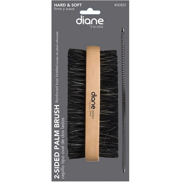 DIANE HARD & SOFT REINFORCED BOAR 2-SIDE PALM BRUSH
