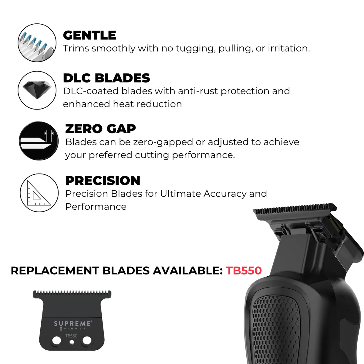 Supreme Trimmer DarkStar 82 Metal Trimmer Green Vector Motor