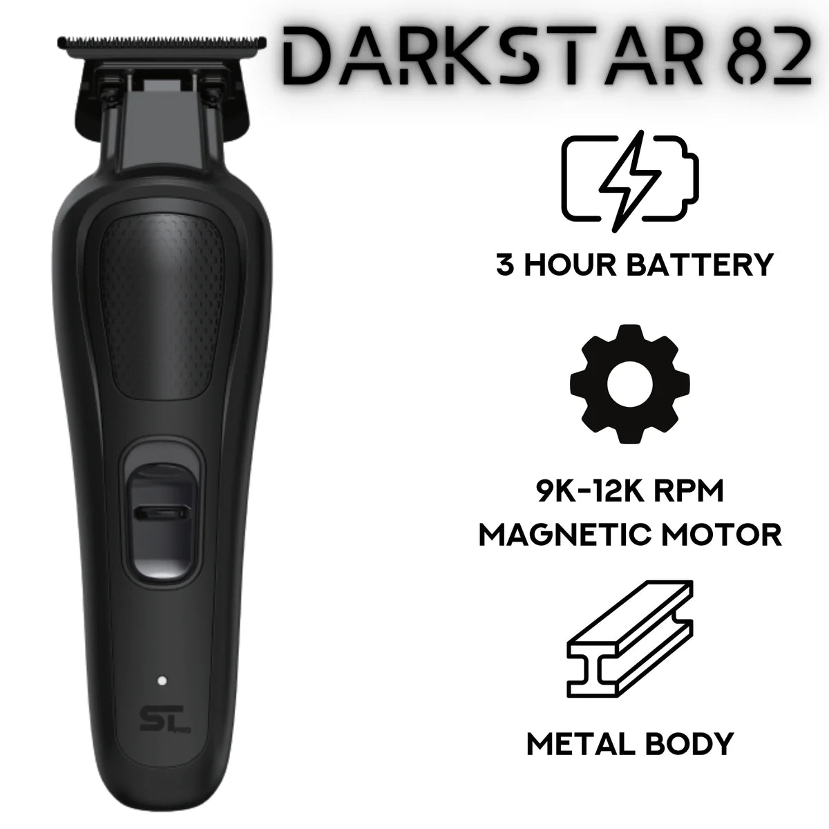 Supreme Trimmer DarkStar 82 Metal Trimmer Green Vector Motor
