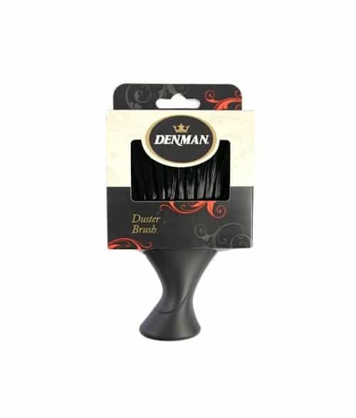 Denman D78 Sanitizable Black Neck Duster Brush with Soft Nylon Bristles