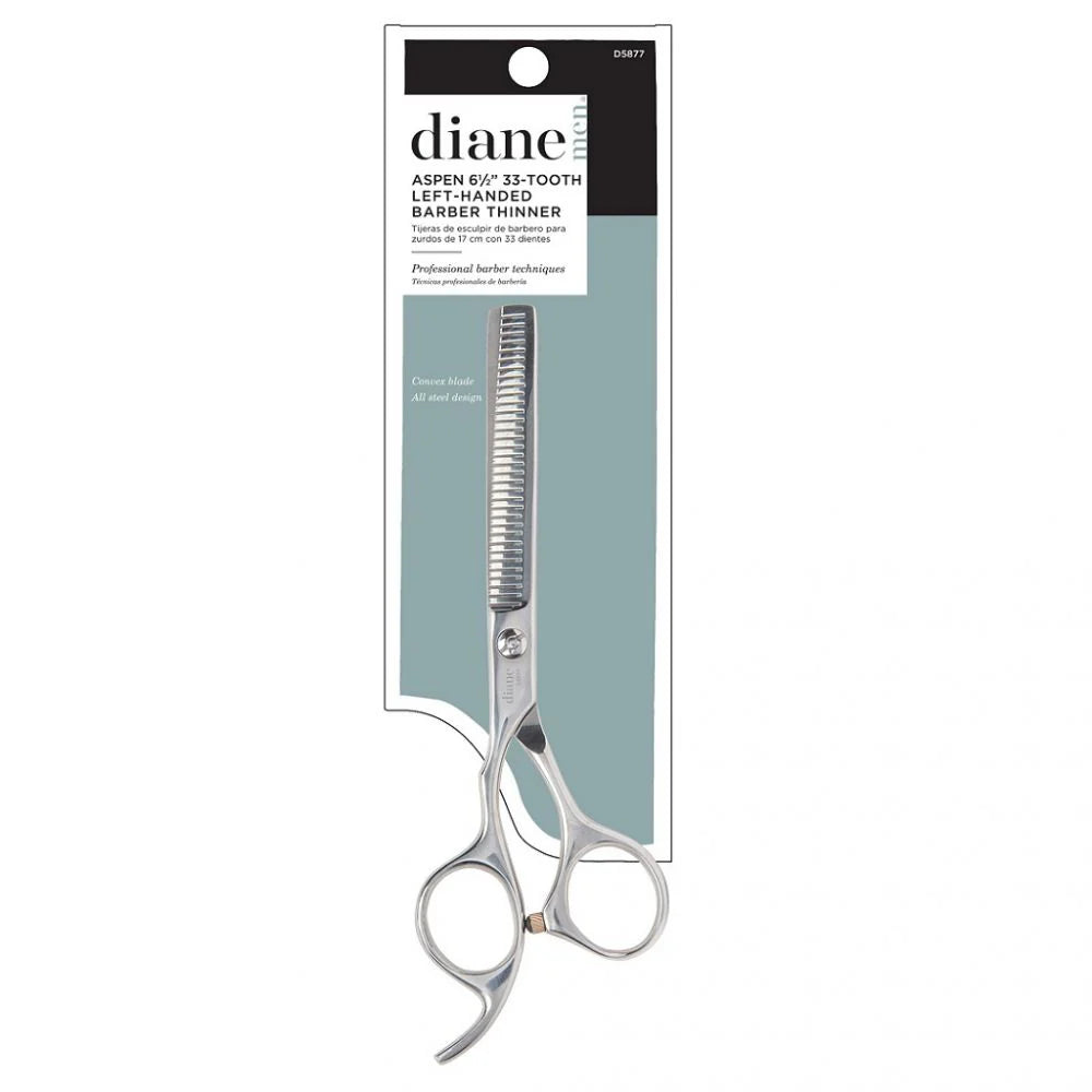 Diane Aspen left handed thinning shears 6.5 inch 33 tooth